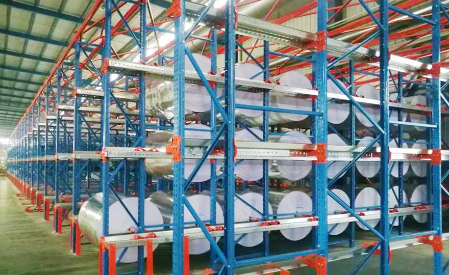 Which rack is good for roll adhesive storage? Warehouse rack factory analysis