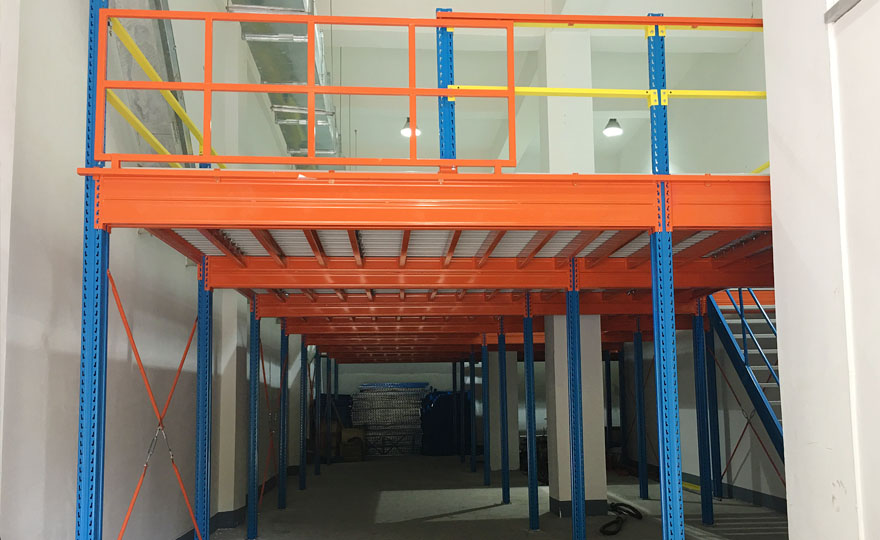 Mezzanine heavy rack storage capacity can be increased several times?