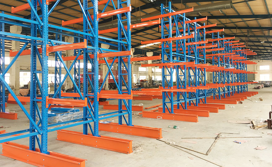 Is the cantilever rack suitable for storing plates in the warehouse？