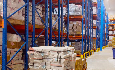 Indonesian food company's double-deck refrigerated storage rack