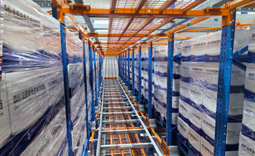 Kangtai Biopharmaceuticals Shuttle Vehicle Palletized Warehouse Shelving