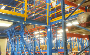 German SEW three-layer attic rack