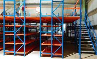 Xin Qihang Catering Company customizes loft-style shelves