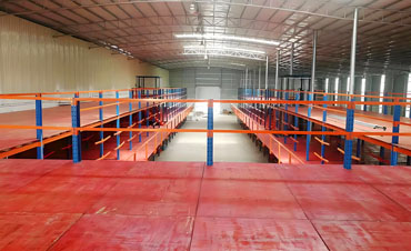 Chenzhou Grain and Oil Machinery Warehouse Suspended Beam-Type Shelving