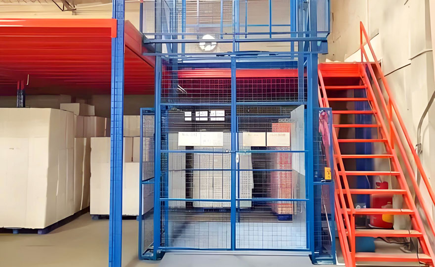 Is the mezzanine floor a companion to the elevator?