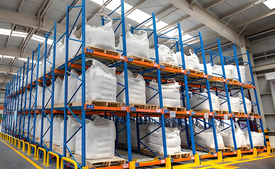 How high can the gravity-type roller rack support?