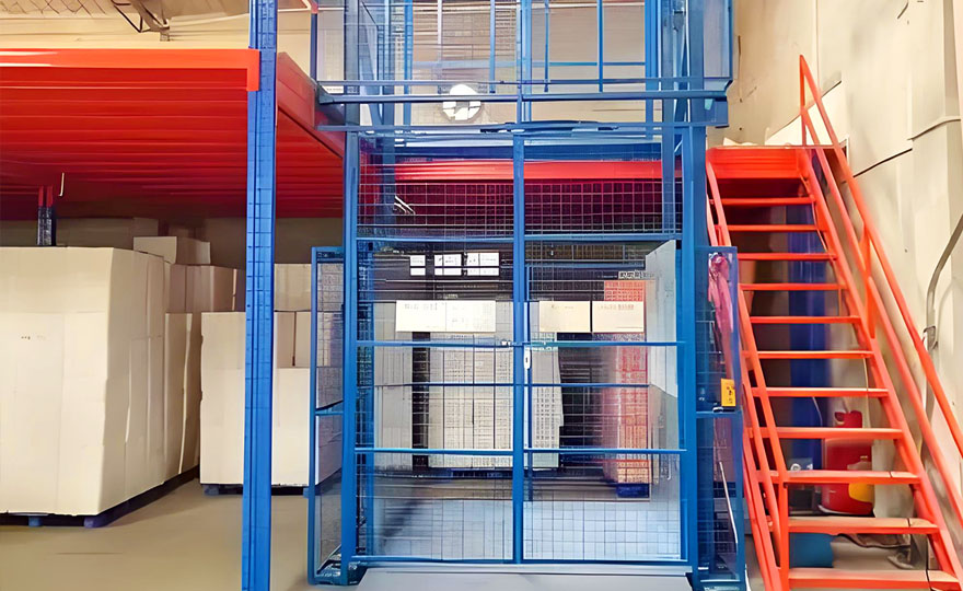 Is the warehouse loft rack platform suitable for storing rolls of materials?