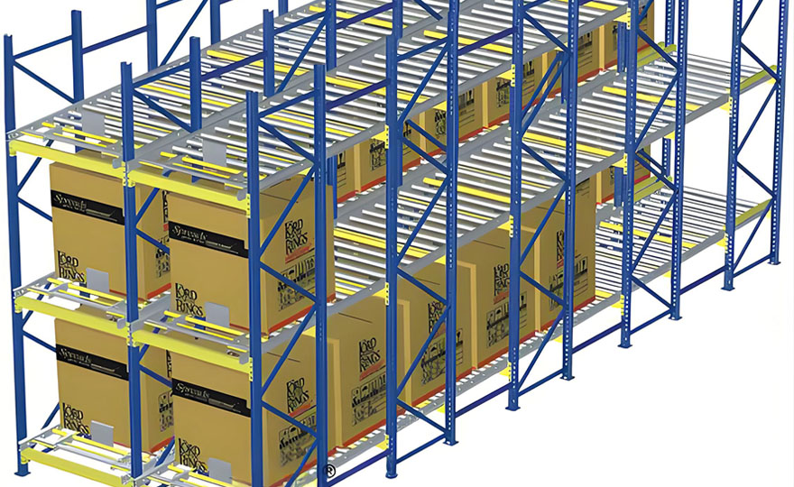 Are the through-type heavy-duty shelves the most cost-effective solution for cold storage?