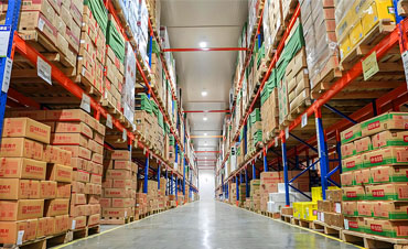 Nissui Food Heavy-duty Palletized Shelving