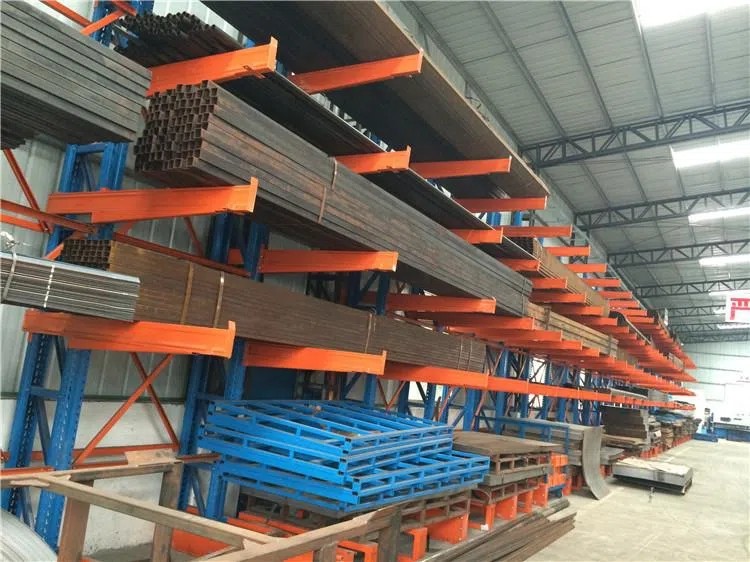 The basic structure of a cantilever rack