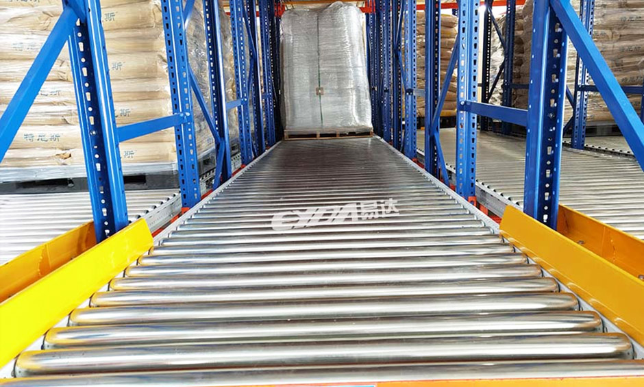 warehouse roller racks