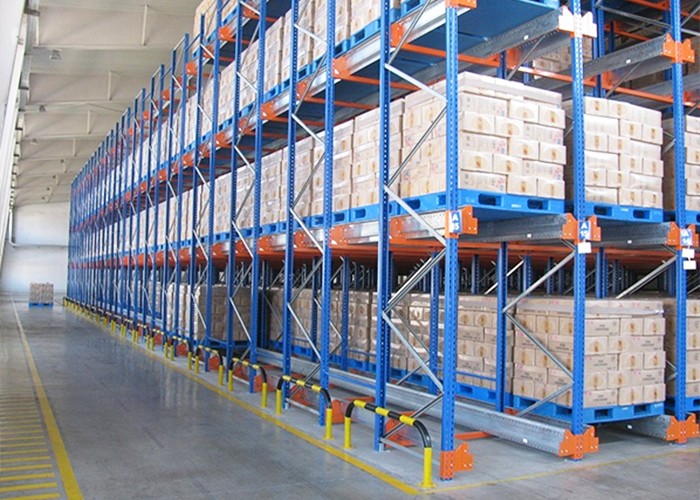 What are the components of an industrial racking system?