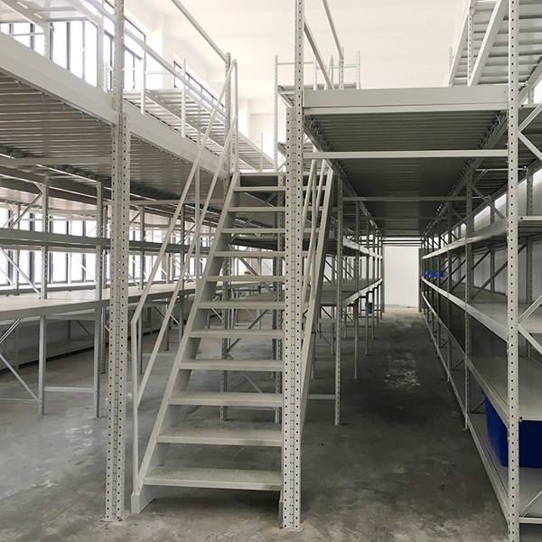 Is the mezzanine rack suitable for storing heavy goods?