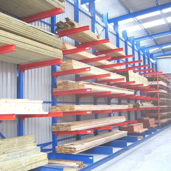 Cantilever rack for plate