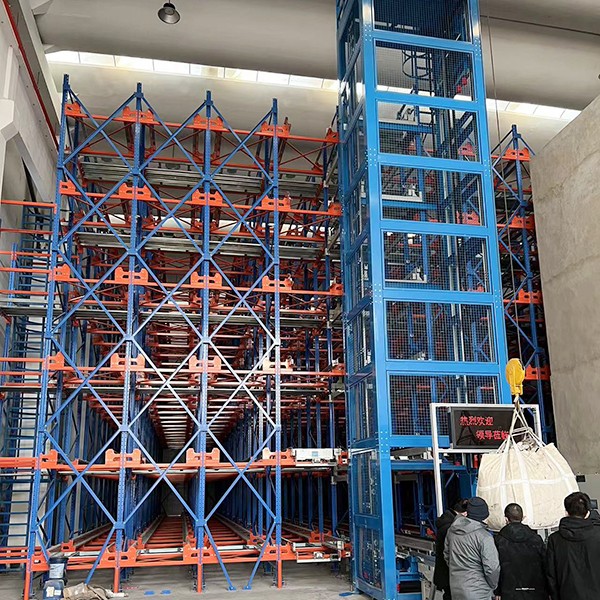 Lifting warehouse racks