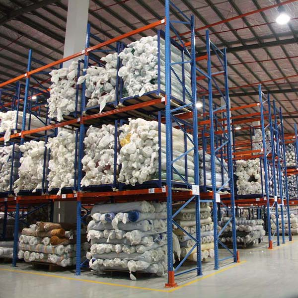 Textile warehouse rack