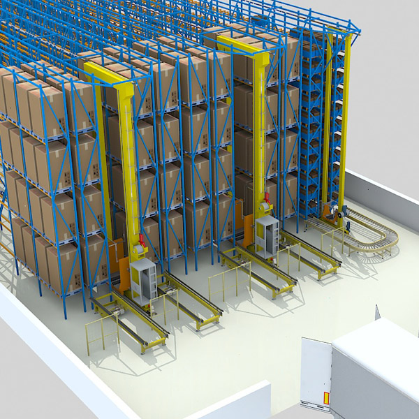 Three-dimensional storage rack