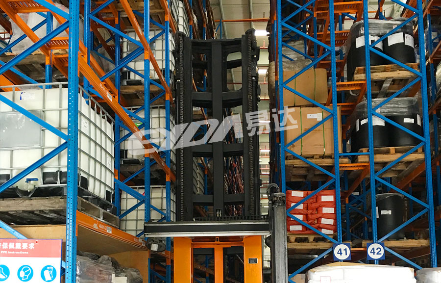 Narrow aisle racking