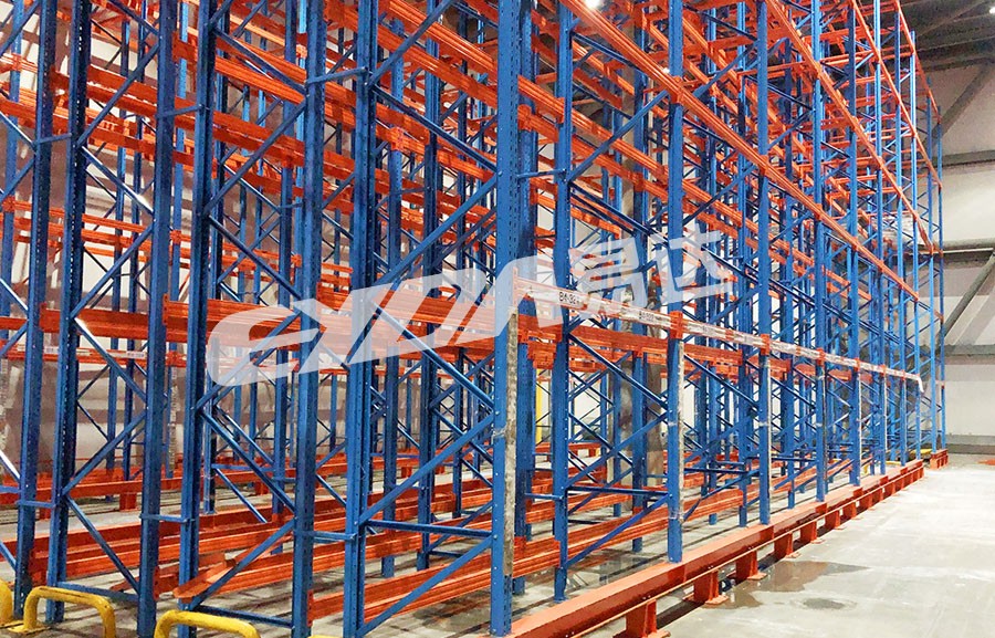 Double-depth racks
