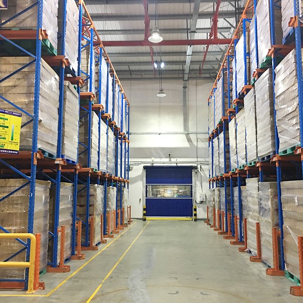 tobacco warehouse shelves