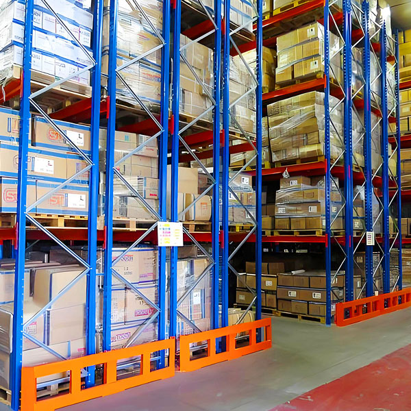 double-deep pallet racks