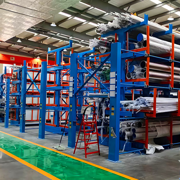 cantilevered shelves