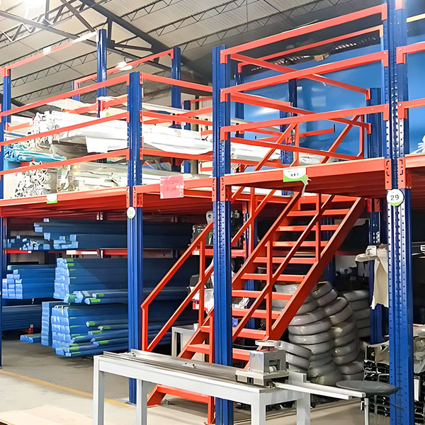 cantilevered heavy-duty shelves