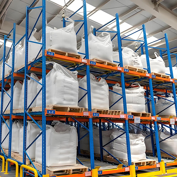 Sliding door cold storage rack