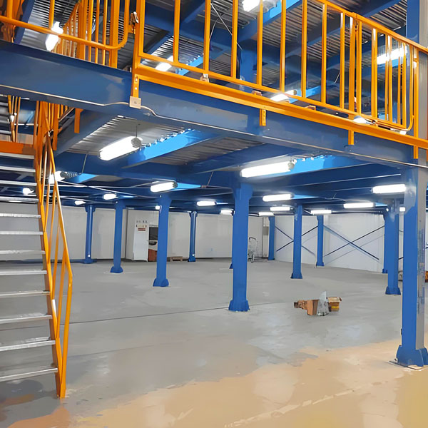 warehouse shelving steel platform