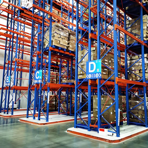 Narrow aisle rack